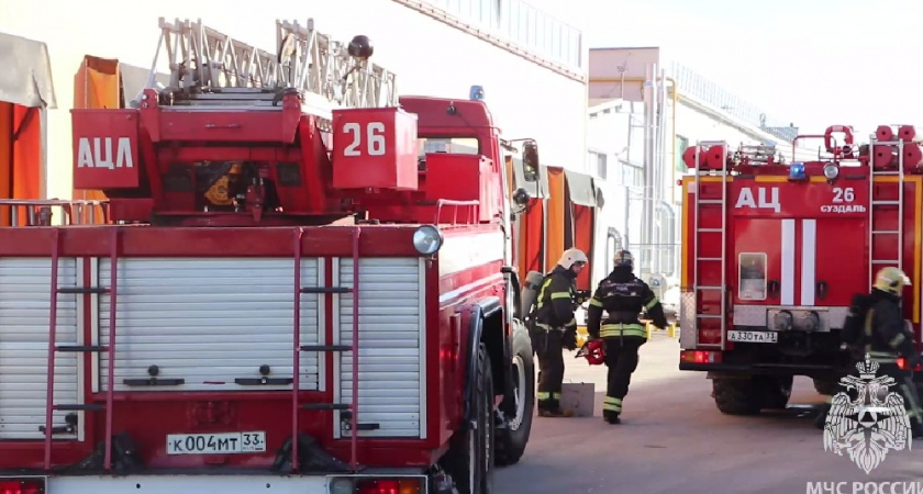 Владимирские спасатели прошли обучения на территории «Промрукава»