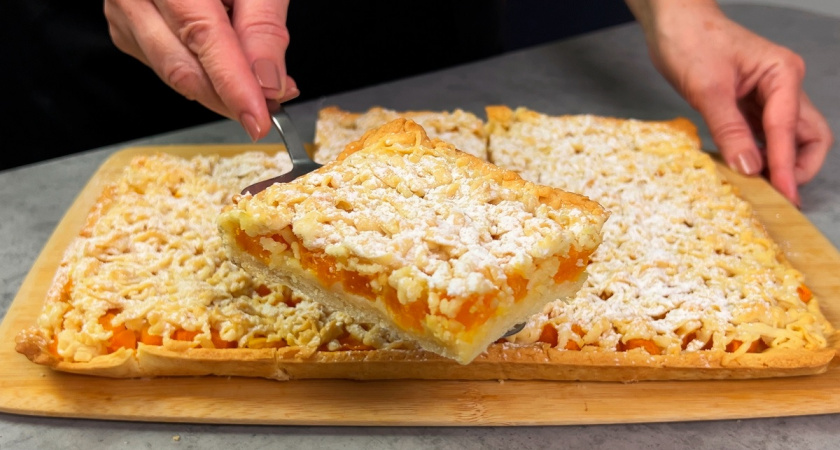 Тертый пирог с тыквой и апельсином: рецепт, который пахнет детством и уютом - идеально для осенних вечеров