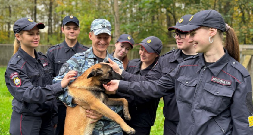 В Центре кинологической службы УМВД по Владимирской области прошли профориентационные занятия