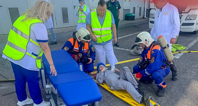 Спасатели РОССОЮЗСПАС провели тренировки на крупных предприятиях Владимирской области