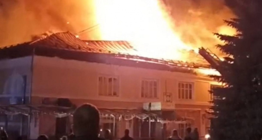 В Муроме произошел крупный пожар