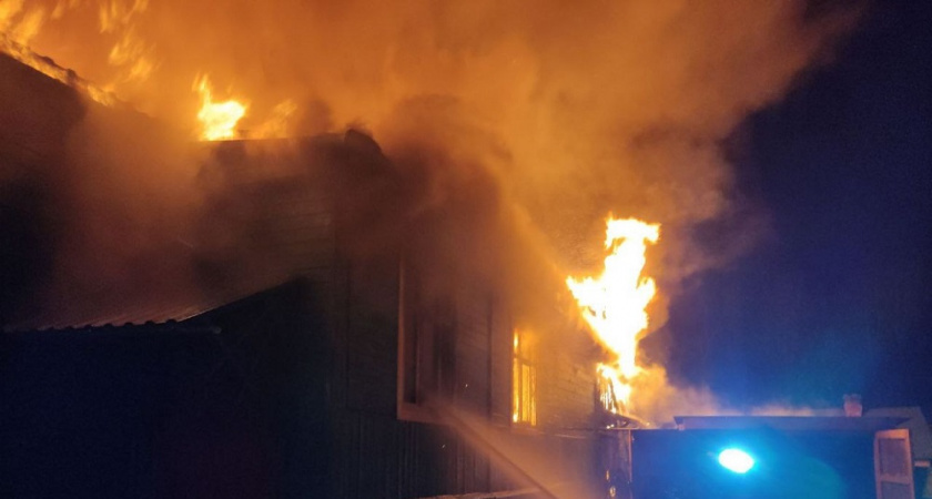 Неосторожность с огнем привела к пожару в Мстёре: есть пострадавший