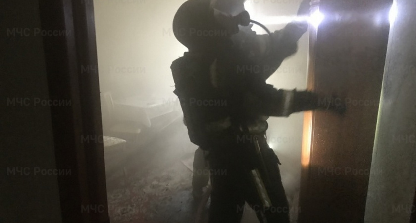 Во Владимире сгорела квартира в кирпичном доме