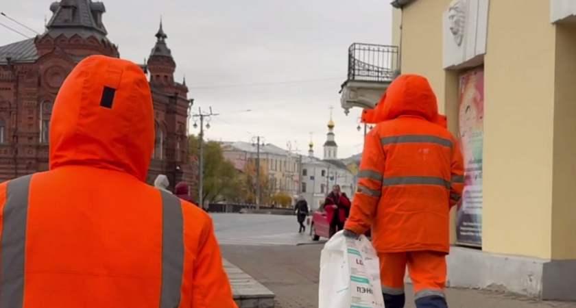 Во Владимире продолжают приводить в порядок главные улицы