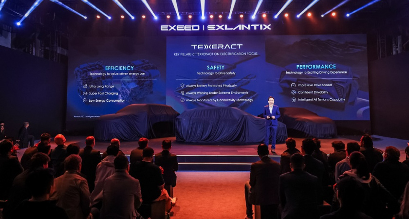 EXEED представил инновационную технологию TEXXERACT и новую дизайнерскую концепцию бренда
