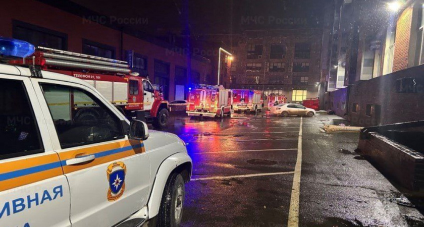 Во время пожара во владимирском кафе эвакуировали 15 человек