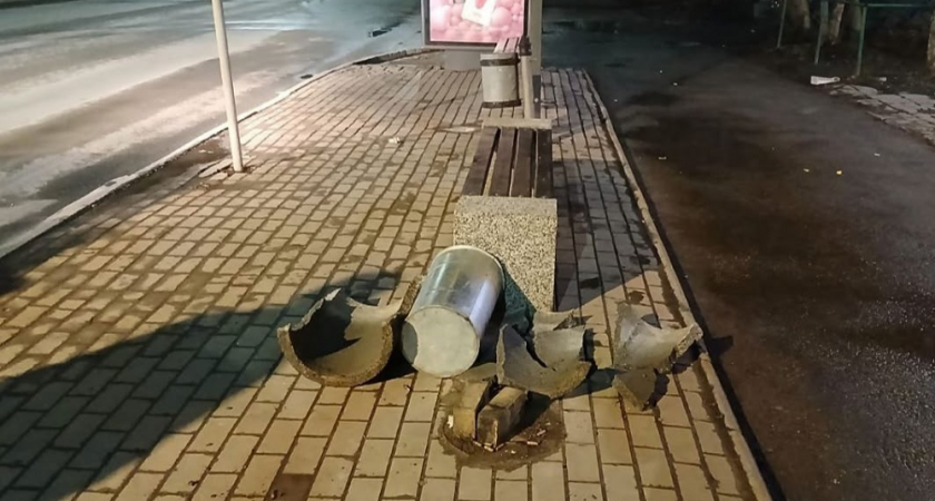 Очередная остановка во Владимире пострадала из-за ночных вандалов