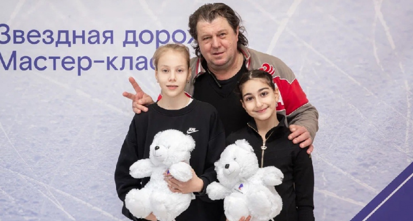 Олимпийский чемпион Артур Дмитриев провёл мастер-класс для владимирских фигуристов