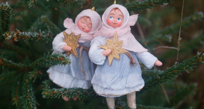 В Москве на благотворительном базаре представили вязниковскую ватную игрушку