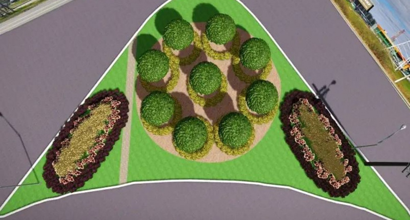 На въезде во Владимир со стороны Суздаля появится новая зеленая композиция