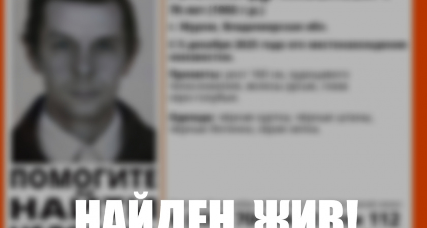 В Муроме завершились поиски пропавшего 70-летнего пенсионера