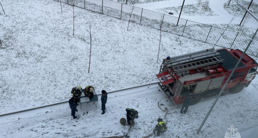 В ковровском лицее №25 потушили условный пожар