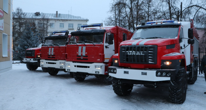 Пожарные части Владимирской области получили 12 единиц новой техники