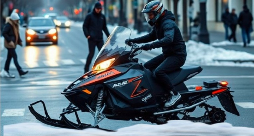 В Суздале осудили предпринимателя, который умышленно наехал снегоходом на инспектора