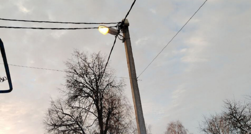 В нескольких районах Владимира восстановили уличное освещение