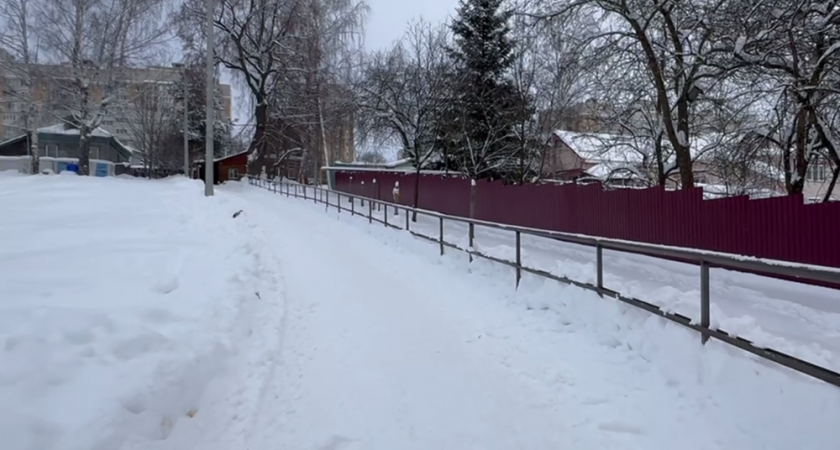 Во Владимире в Веризино построили новую пешеходную дорожку к школе