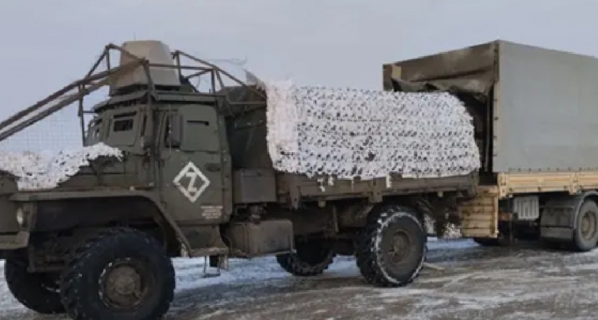 Несколько тонн гуманитарного груза отправили из Меленковского района бойцам