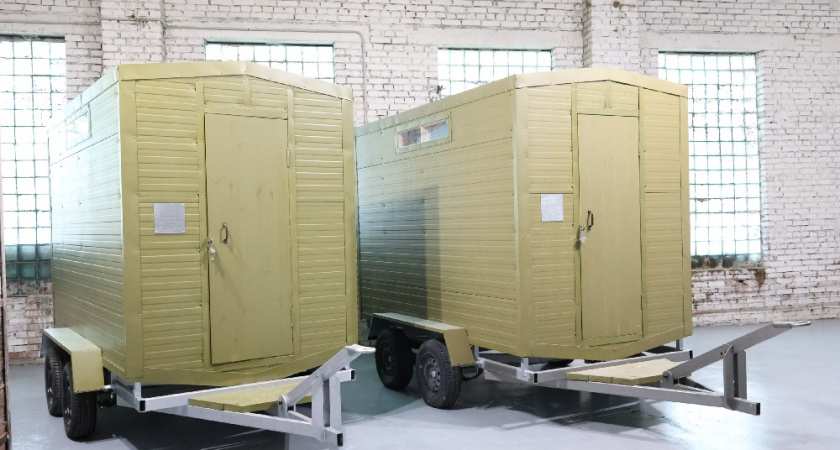 Полевые бани от владимирского предприятия отправили в Запорожскую область