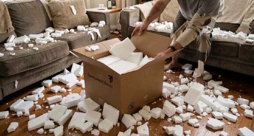 Как резать пенопласт дома и не собирать его по всем углам: инструкция из двух шагов — как я избавилась от вездесущих шариков