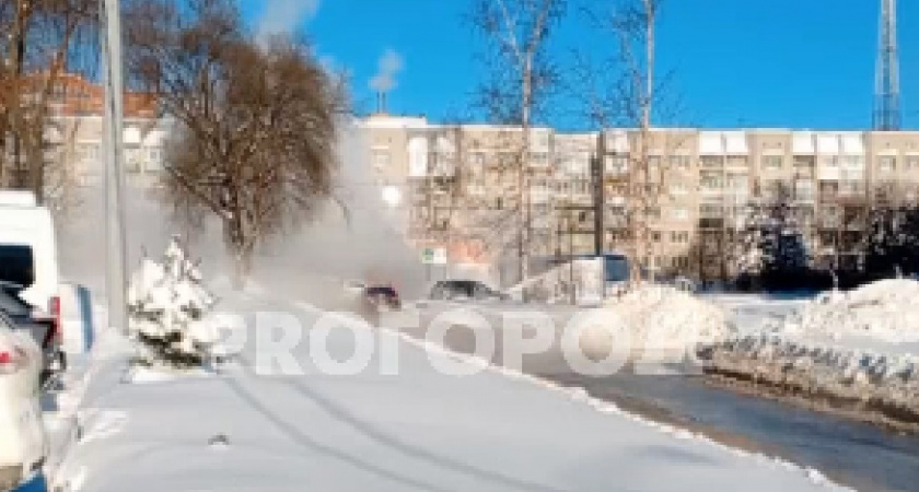 Во Владимире второй раз прорвало одну и ту же теплотрассу