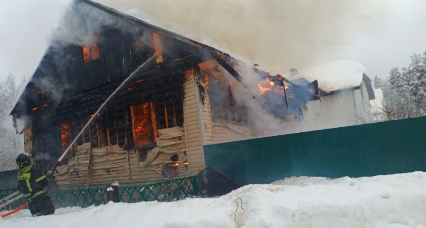 В Гусь-Хрустальном и Судогодском районе сгорели частные дома