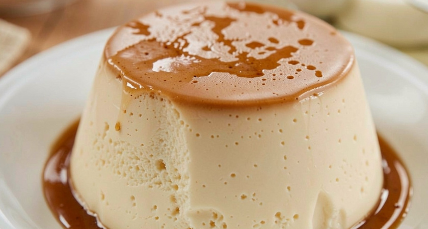 Делаю ленивый пудинг за пару минут: без сахара, без выпечки — только хурма и какао