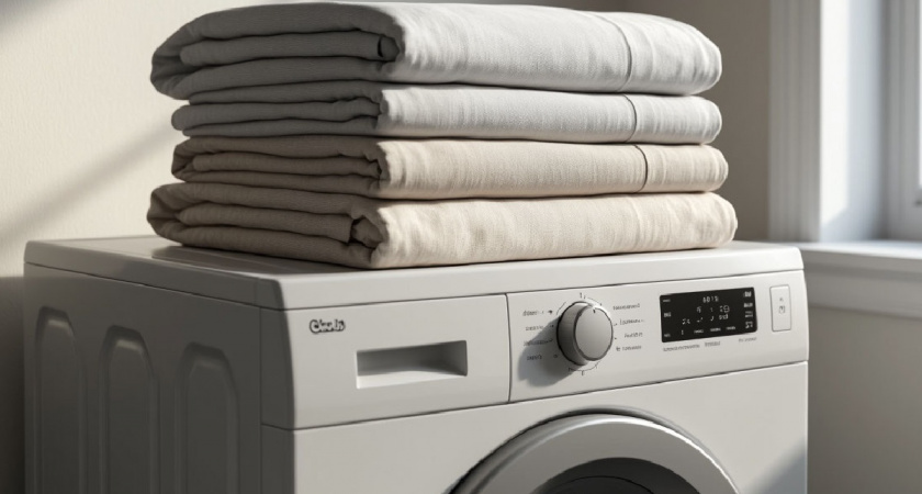 При какой температуре стирать постельное белье: идеальная температура для хлопка, шелка и синтетики — гид для хозяек
