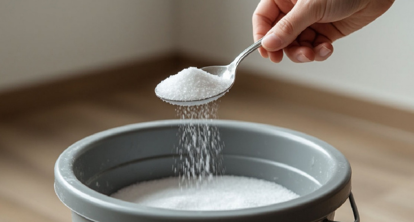 Теперь всегда добавляю это в воду перед мытьем полов: 3 ложки на ведро — пол блестит, а дети не кашляют