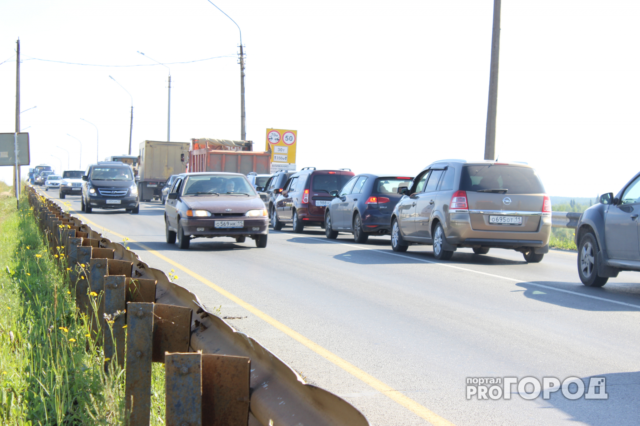Владимирцев ждут километровые пробки из-за ремонта моста через Клязьму