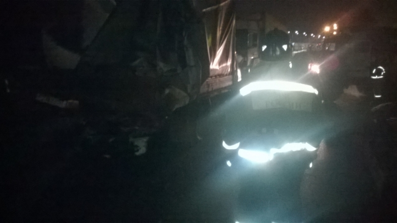 Ночью в Лакинске произошла авария с участием двух авто