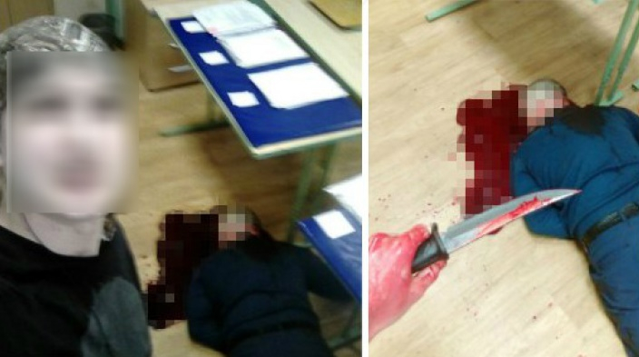 Новости России: Студент колледжа убил преподавателя, сделал селфи и покончил с собой