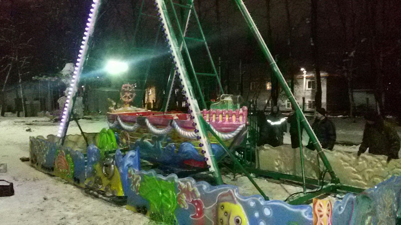 В Центральном парке начали появляться новые аттракционы