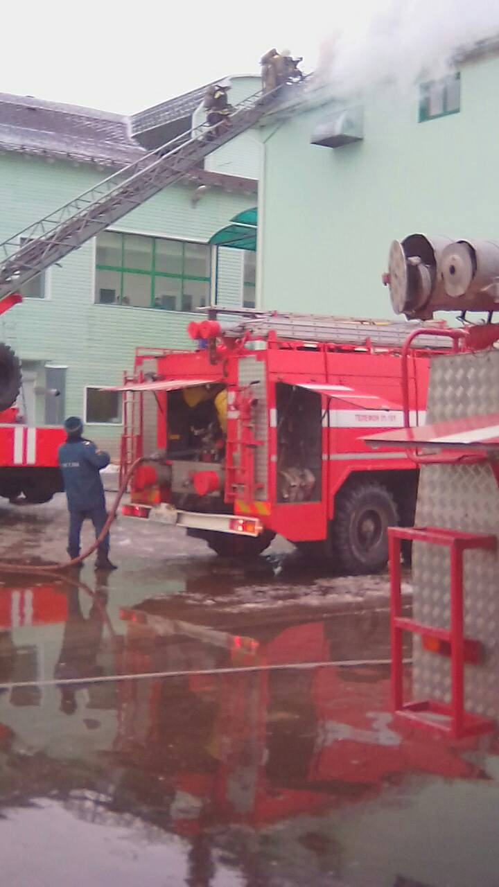 На предприятии "Генериум" в Петушинском районе случился пожар