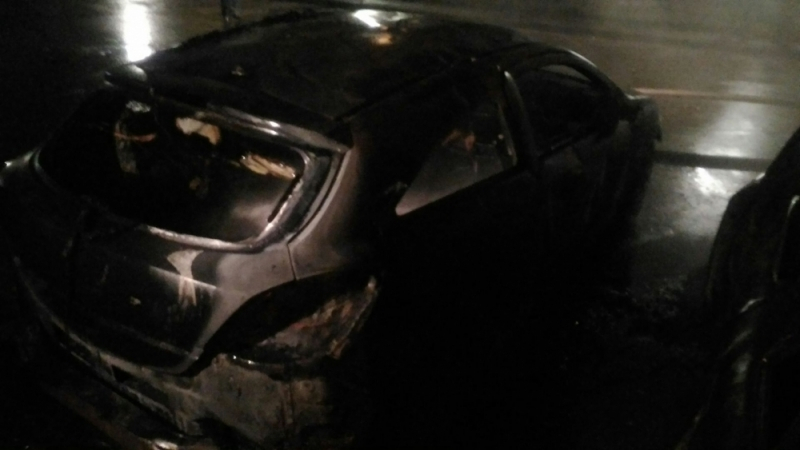 Ночью в Киржаче сгорели три автомобиля