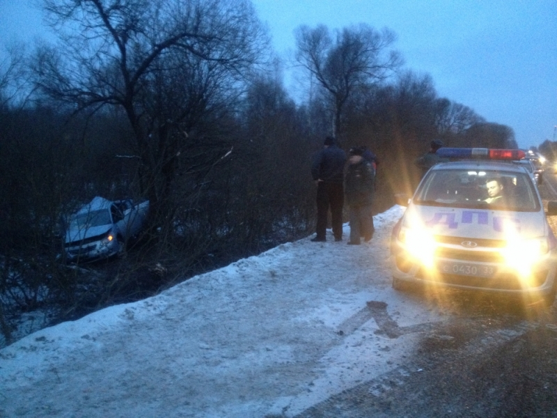 Две крупных аварии за сутки произошло на дорогах Владимирской области (фото)