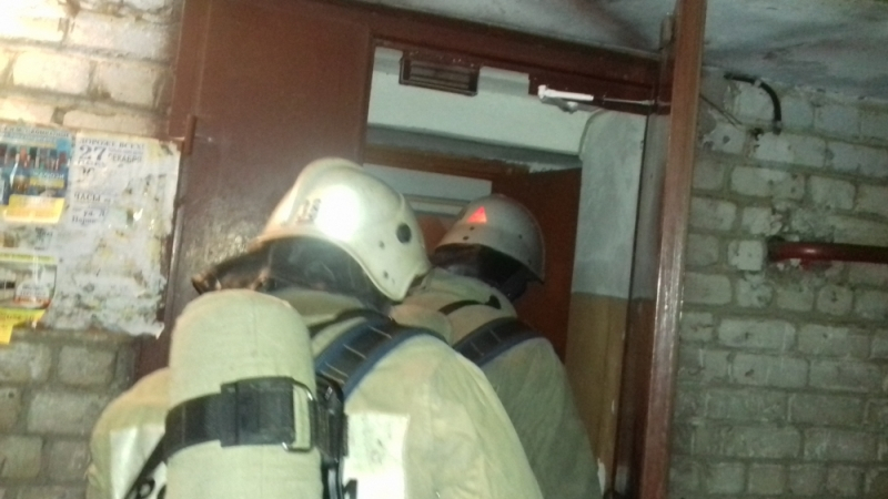 8 человек были эвакуированы во время пожара в многоэтажке в Гороховце