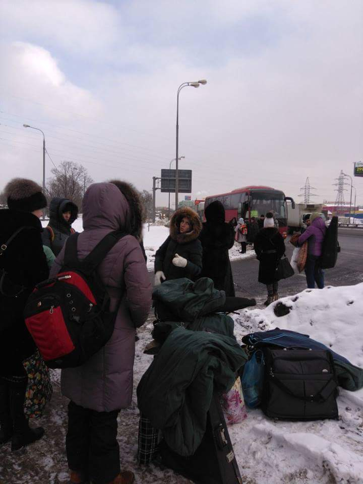 Владимирский оркестр выгнали на мороз в Москве (фото)