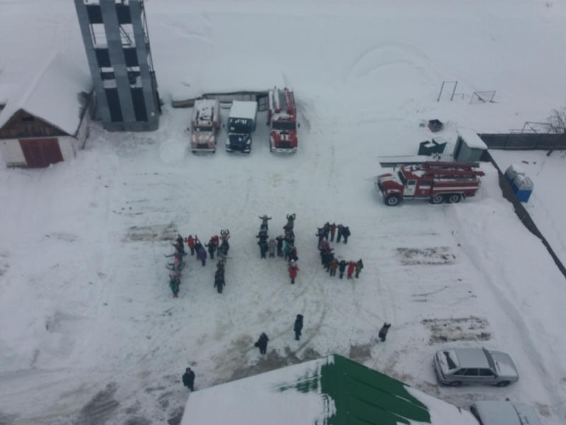 В Суздале МЧС устроило пожарно-спасателеьный флешмоб