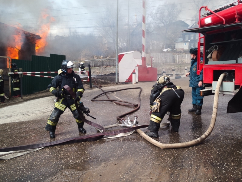 Второй пожар за день потушили во Владимире