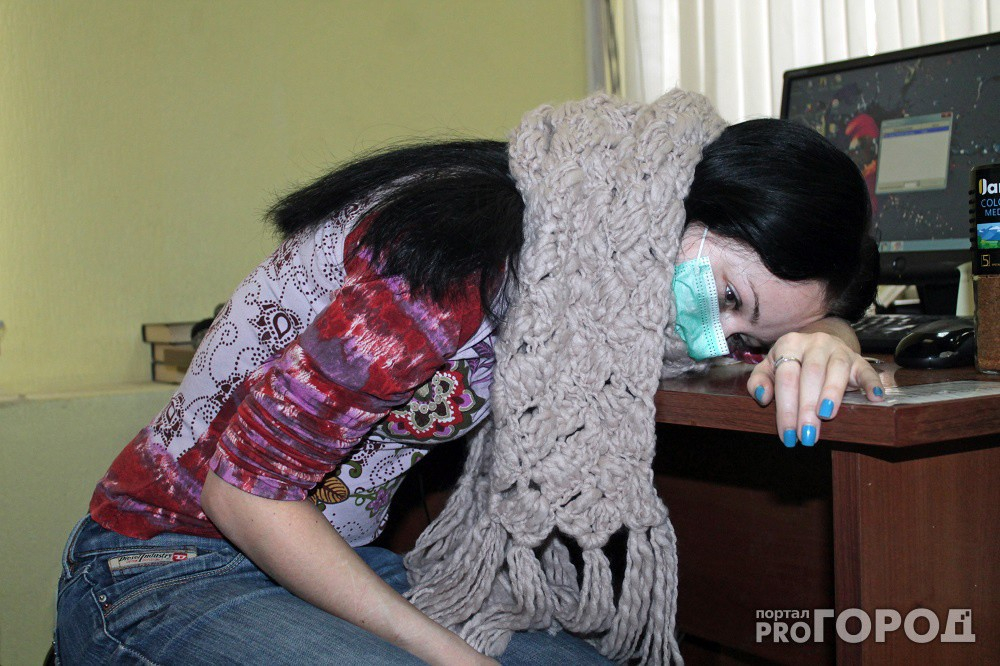 За неделю в области простудой заболели почти 14 тысяч человек