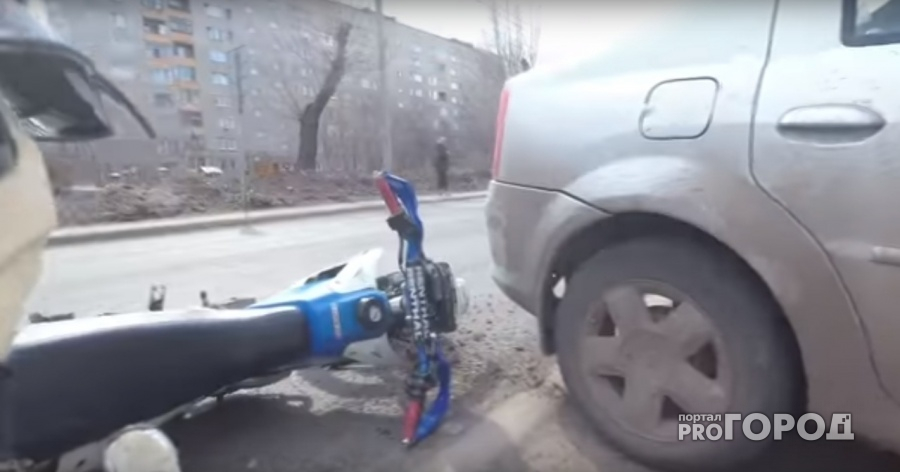 Во Владимирской области произошла первая авария с участием мотоциклиста