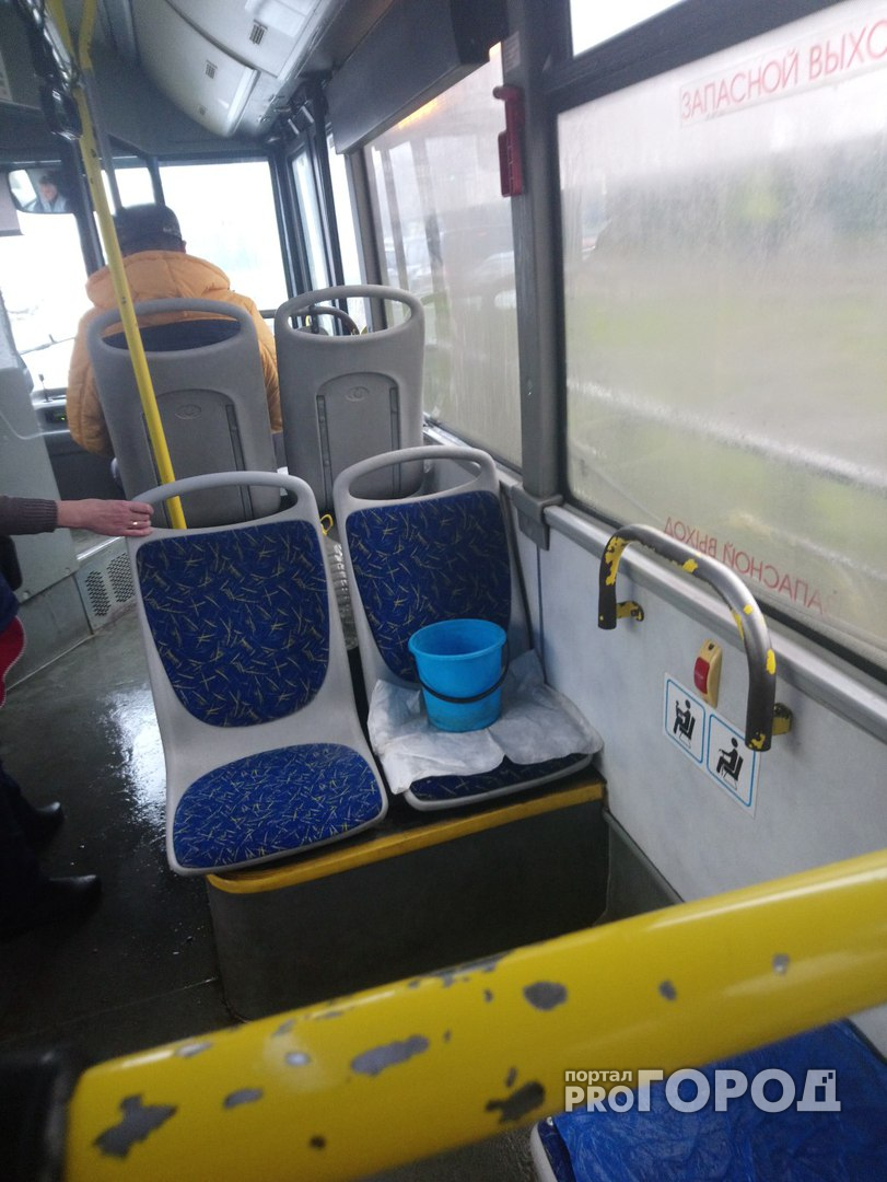 Во владимирских автобусах случился настоящий потоп