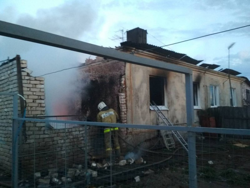 В Ковровском районе случился пожар в жилом доме