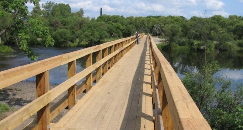 Во Владимирской области открыли самый большой пешеходный мост
