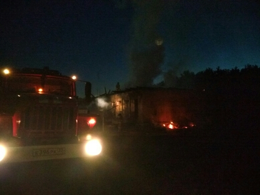 Вчера вечером в Муроме произошел крупный пожар