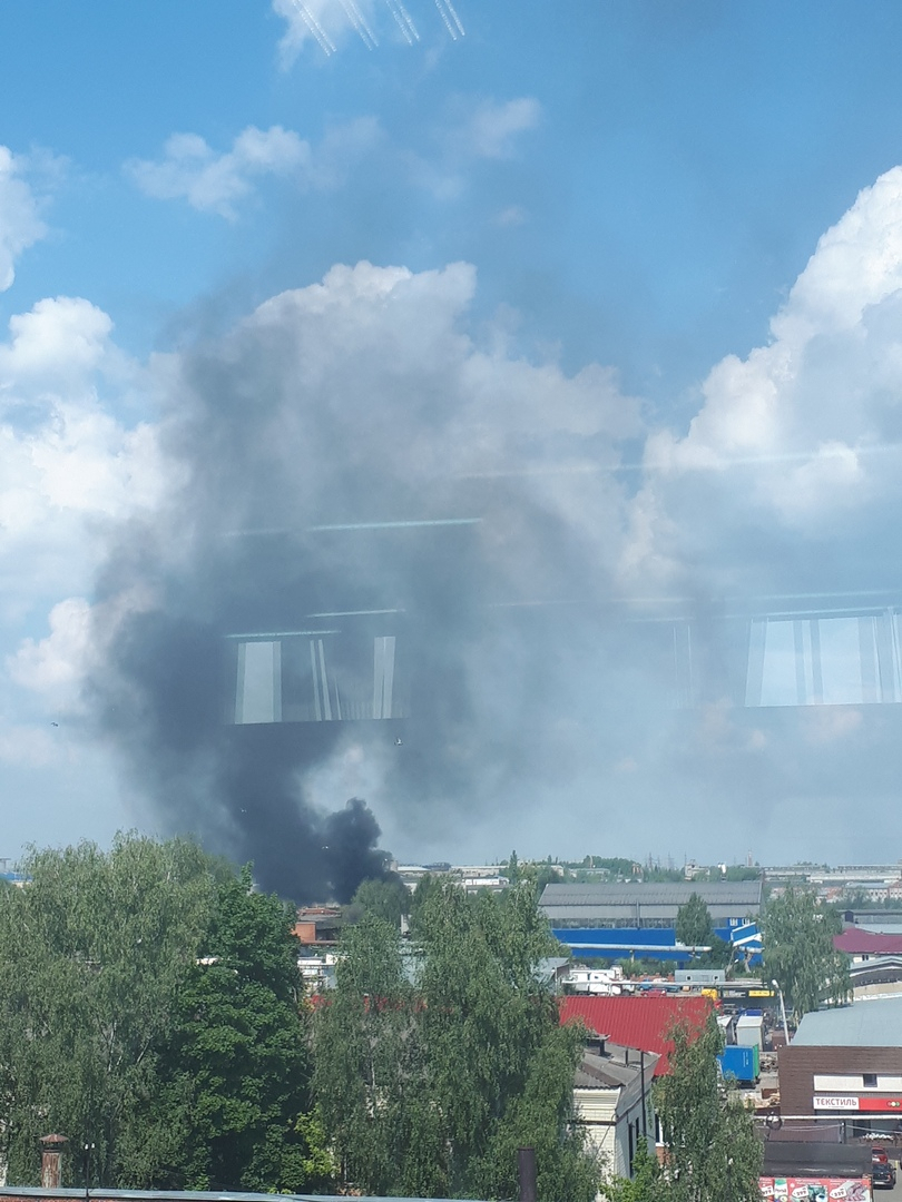 На Рокадке во Владимире произошел крупный пожар