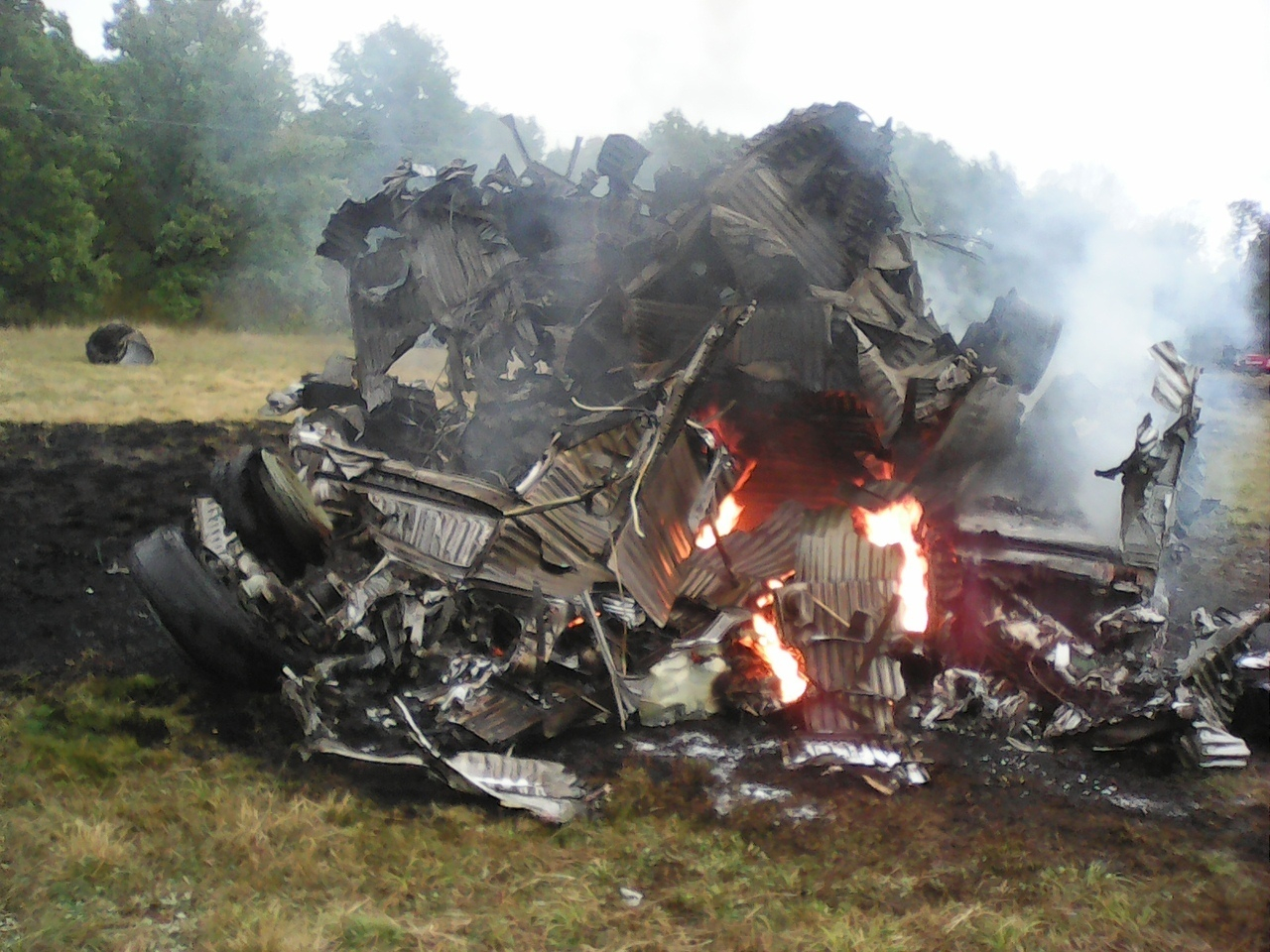 В 50 километрах от Мурома разбился перехватчик МиГ-31