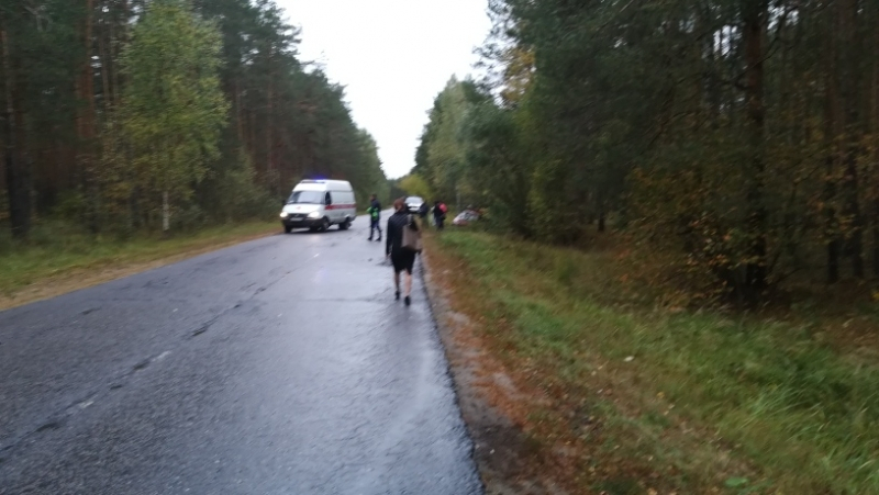 Под Владимиром два автомобиля попал в аварию и улетели в кювет: имеются пострадавшие