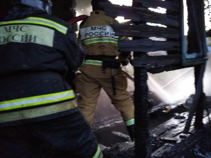 За ночь во Владимирской области сгорело два жилых дома