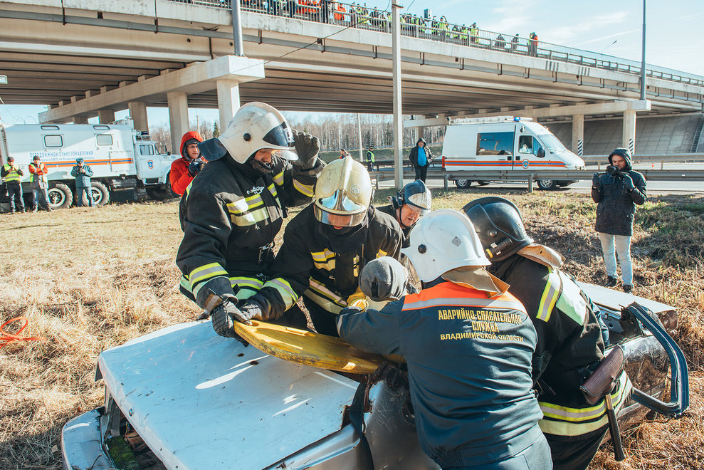 Крупная авария произошла на федеральной трассе во Владимирской области